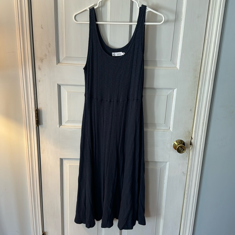 Carve designs, navy ribbed Tank dress